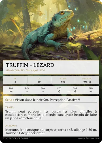 Carte de Truffin