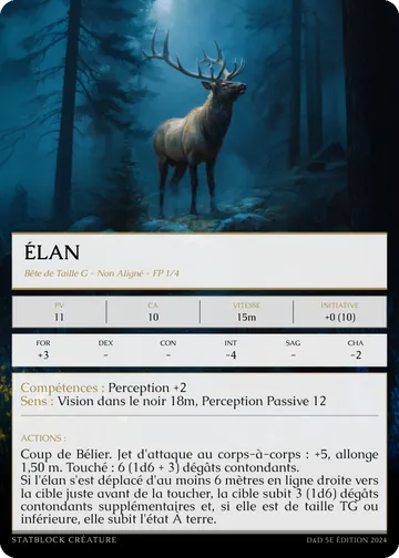 Carte Élan