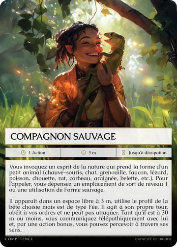 Carte Compagnon sauvage