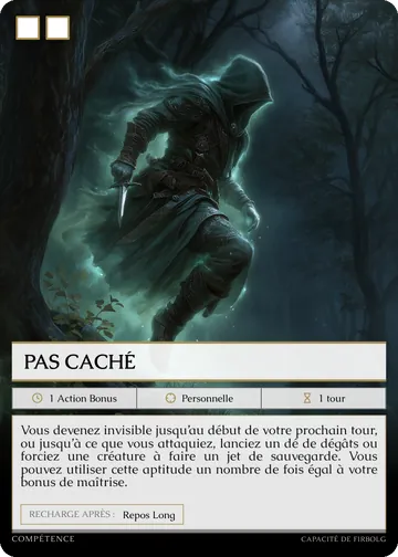 Carte Pas caché