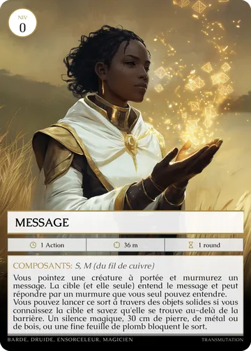 Carte Message
