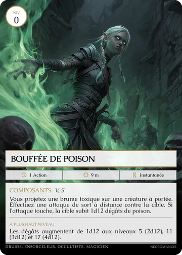 Carte Bouffée de poison