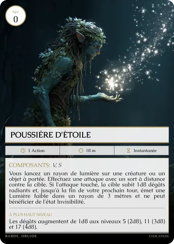 Carte Poussière d’étoile