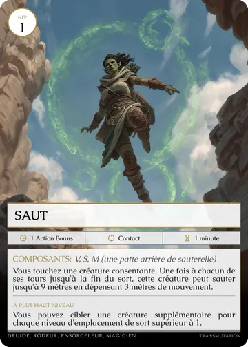 Carte Saut