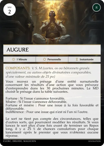 Carte Augure
