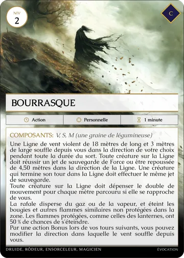 Carte Bourrasque