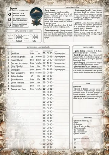 Fiche imprimée, page 2